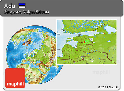 Physical Location Map of Ädu