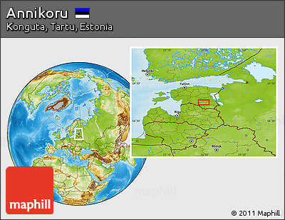 Physical Location Map of Annikoru