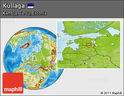Physical Location Map of Kullaga