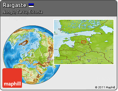 Physical Location Map of Raigaste