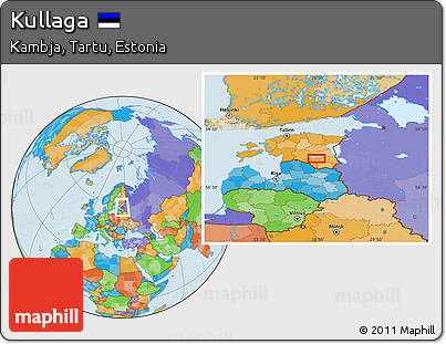 Political Location Map of Kullaga