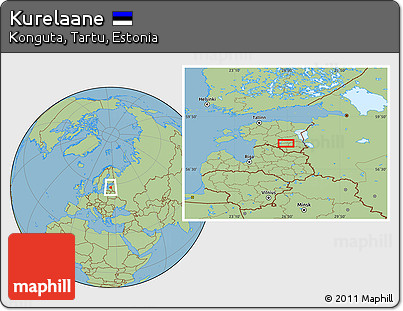 Savanna Style Location Map of Kurelaane