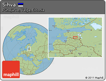 Savanna Style Location Map of Sihva
