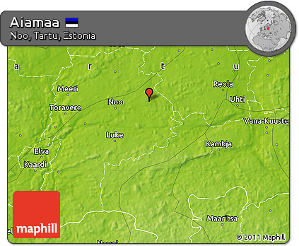 Physical Map of Aiamaa