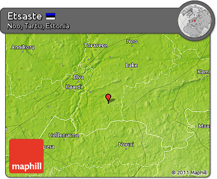 Physical Map of Etsaste