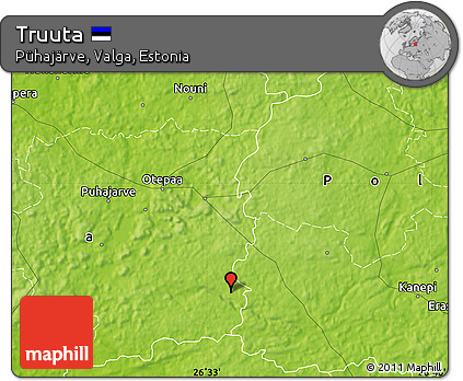 Physical Map of Truuta