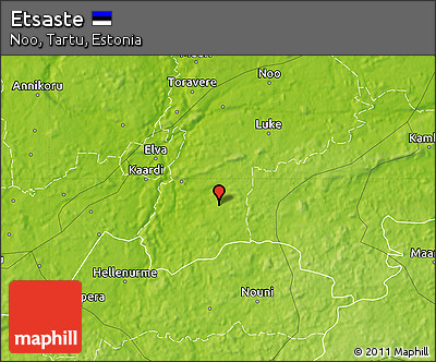 Physical Map of Etsaste