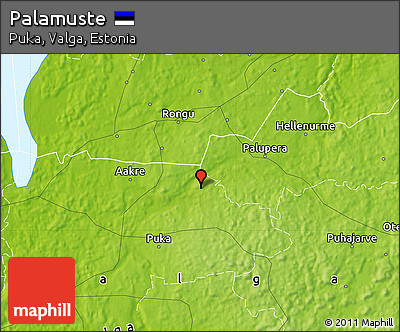 Physical Map of Palamuste