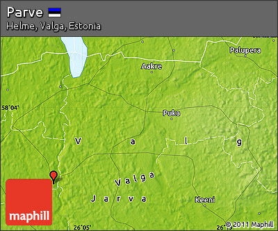 Physical Map of Parve
