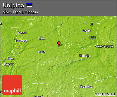 Physical Map of Unipiha