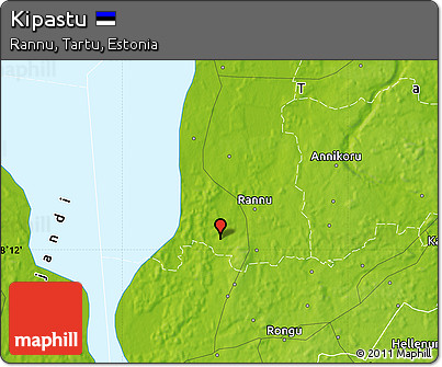Physical Map of Kipastu