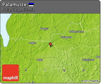 Physical Map of Palamuste