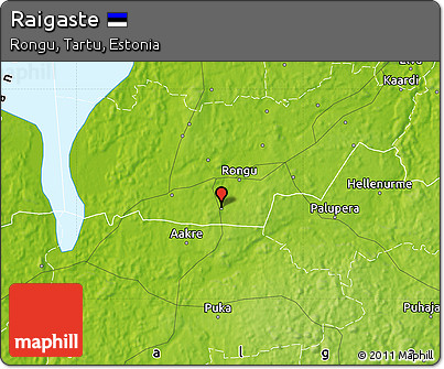 Physical Map of Raigaste