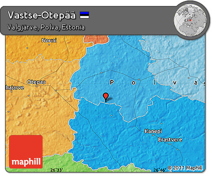 Political Map of Vastse-Otepää