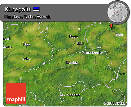 Satellite Map of Kurepalu