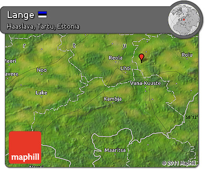 Satellite Map of Lange