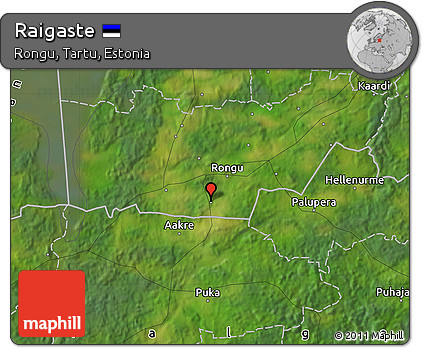 Satellite Map of Raigaste
