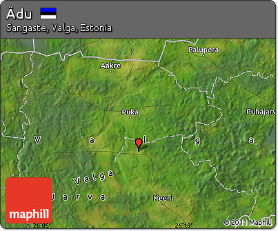 Satellite Map of Ädu