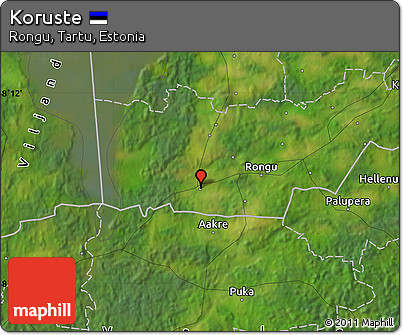 Satellite Map of Koruste