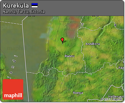 Satellite Map of Kureküla