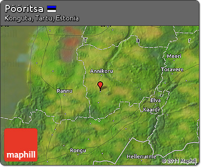 Satellite Map of Pööritsa