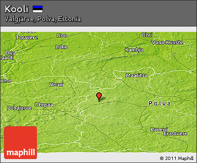 Physical Panoramic Map of Kooli