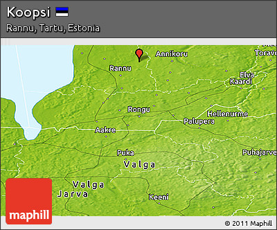 Physical Panoramic Map of Koopsi