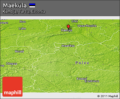 Physical Panoramic Map of Mäeküla