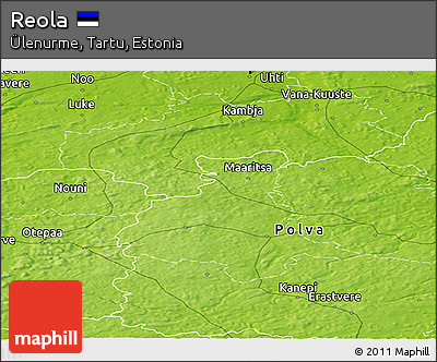 Physical Panoramic Map of Reola
