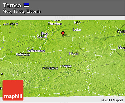 Physical Panoramic Map of Tamsa