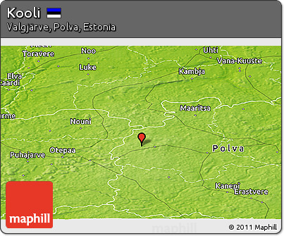 Physical Panoramic Map of Kooli