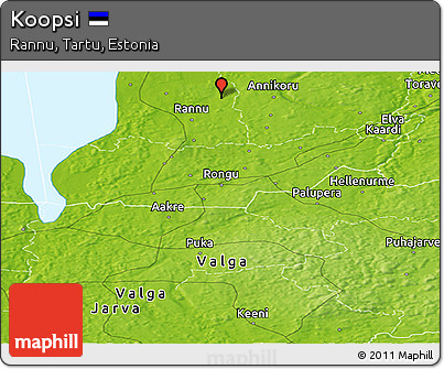 Physical Panoramic Map of Koopsi