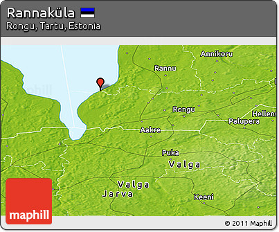Physical Panoramic Map of Rannaküla
