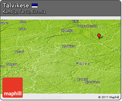 Physical Panoramic Map of Talvikese