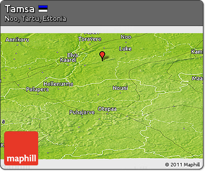 Physical Panoramic Map of Tamsa