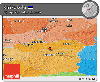 Political Panoramic Map of Kirikuküla