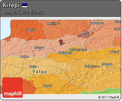 Political Panoramic Map of Kirepi