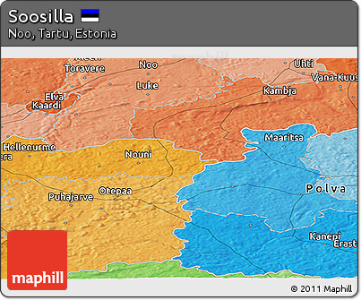 Political Panoramic Map of Soosilla