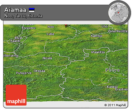 Satellite Panoramic Map of Aiamaa