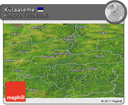 Satellite Panoramic Map of Külaaseme