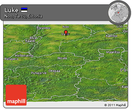 Satellite Panoramic Map of Luke