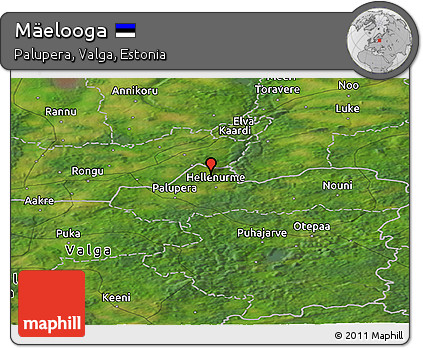 Satellite Panoramic Map of Mäelooga