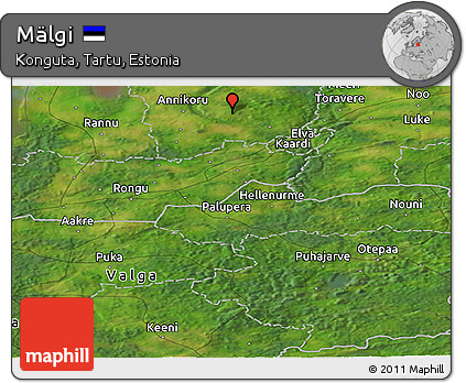 Satellite Panoramic Map of Mälgi