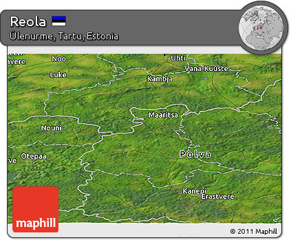 Satellite Panoramic Map of Reola