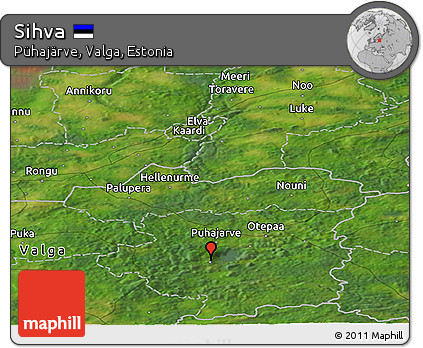 Satellite Panoramic Map of Sihva