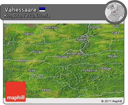Satellite Panoramic Map of Vahessaare