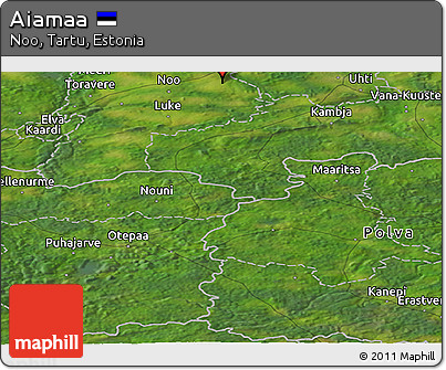 Satellite Panoramic Map of Aiamaa