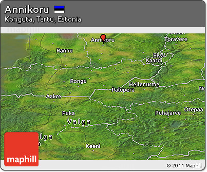 Satellite Panoramic Map of Annikoru