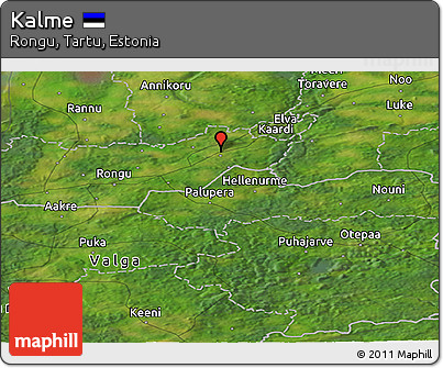 Satellite Panoramic Map of Kalme