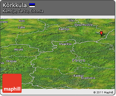Satellite Panoramic Map of Kõrkküla